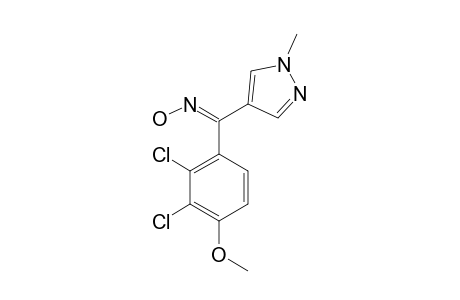 (NZ)-N-[(2,3-dichloro-4-methoxyphenyl)-(1-methylpyrazol-4-yl)methylidene]hydroxylamine