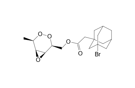 (+/-)-[(1aS,2S,5R,5aR)-5-Methylperhydrooxireno[2,3-d][1,2]dioxin-2yl]methyl 2-(3-bromoadamantyl)acetate