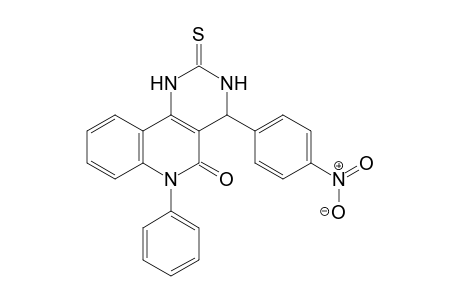 4-(4-Nitrophenyl)-6-phenyl-2-thioxo-2,3,4,6-tetrahydropyrimido[5,4-c]quinolin-5(1H)-one