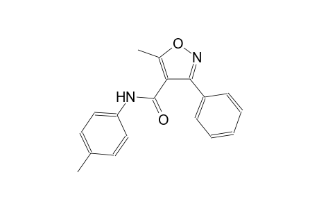 5-methyl-N-(4-methylphenyl)-3-phenyl-4-isoxazolecarboxamide