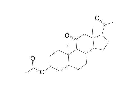 Pregnane-11,20-dione, 3-(acetyloxy)-, (3.alpha.)-