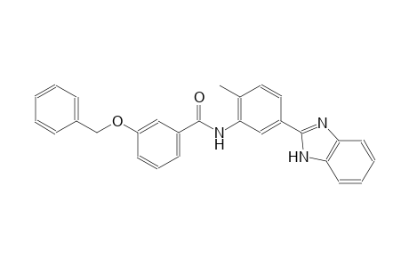 benzamide, N-[5-(1H-benzimidazol-2-yl)-2-methylphenyl]-3-(phenylmethoxy)-