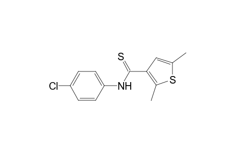 3-Thiophenecarbothioamide, N-(4-chlorophenyl)-2,5-dimethyl-