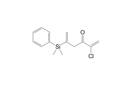 5-Chloro-2-(dimethylphenylsilyl)hexa-1,5-dien-4-one