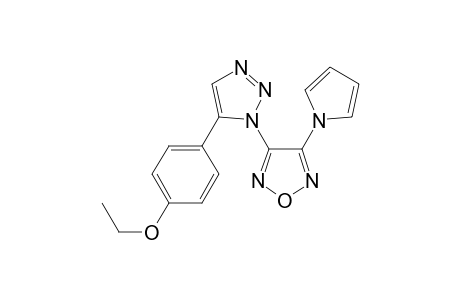 1,2,5-Oxadiazole, 3-[5-(4-ethoxyphenyl)-1H-1,2,3-triazol-1-yl]-4-(1H-pyrrol-1-yl)-