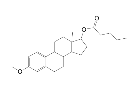 .beta.-Estradiol 17-valerate, methyl ether