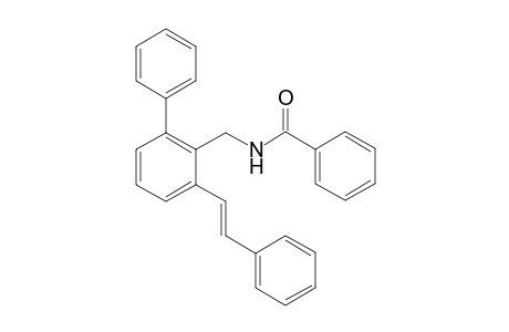 1-Benzoylamidomethyl-6-(E-2-phenylethenyl)-2-phenylbenzene