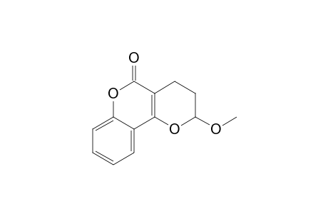 2H,5H-Pyrano[3,2-c][1]benzopyran-5-one, 3,4-dihydro-2-methoxy-