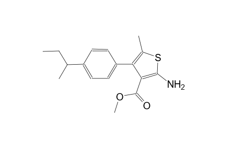 methyl 2-amino-4-(4-sec-butylphenyl)-5-methyl-3-thiophenecarboxylate