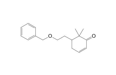 5-(2-BENZYLOXYETHYL)-6,6-DIMETHYLCYCLOHEX-2-ENONE