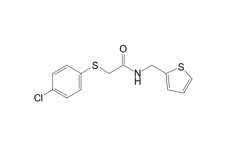 2-[(p-chlorophenyl)thio]-N-(2-thenyl)acetamide