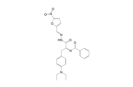 N-{4-(Diethylamino)-a-[3-(5-nitrofurfurylidene)carbazoyl]styryl}benzamide