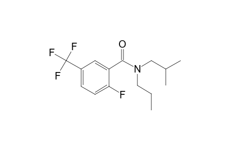 Benzamide, 2-fluoro-5-trifluoromethyl-N-propyl-N-isobutyl-