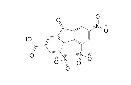 9H-fluorene-2-carboxylic acid, 4,5,7-trinitro-9-oxo-