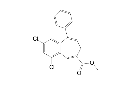 Methyl 2,4-dichloro-9-phenyl-7H-benzocycloheptene-6-carboxylate