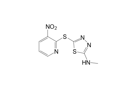 2-(methylamino)-5-[(3-nitro-2-pyridyl)thio]-1,3,4-thiadiazole