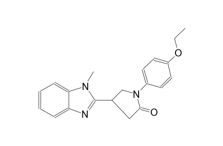 2-pyrrolidinone, 1-(4-ethoxyphenyl)-4-(1-methyl-1H-benzimidazol-2-yl)-