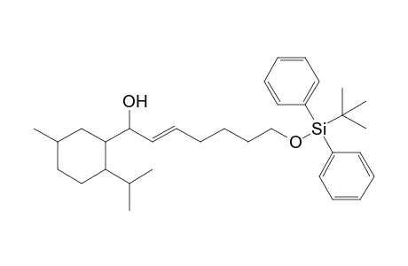 (E)-7-tert-Butyldiphenylsilyloxy-1-(2-isopropyl-5-methylcyclohexyl)-hept-2-en-1-ol