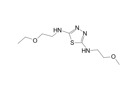 1,3,4-Thiadiazole-2,5-diamine, N2-(2-ethoxyethyl)-N5-(2-methoxyethyl)-