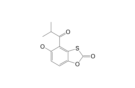 4-Isobutyroyl-5-hydroxy-1,3-benzoxathiol-2-one