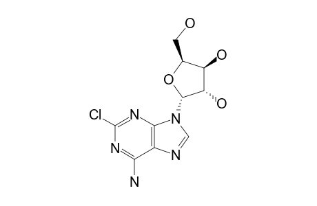 2-CHLORO-9-(BETA-L-XYLO-FURANOSYL)-ADENINE