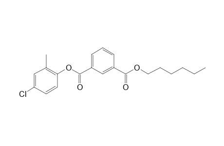 Isophthalic acid, 4-chloro-2-methylphenyl hexyl ester