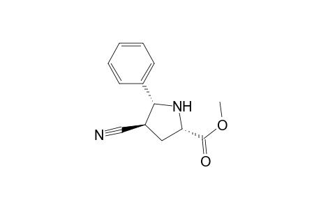 (2S,4R,5R)-4-cyano-5-phenyl-2-pyrrolidinecarboxylic acid methyl ester