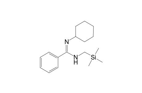 N-cyclohexyl-N'-(trimethylsilylmethyl)benzamidine