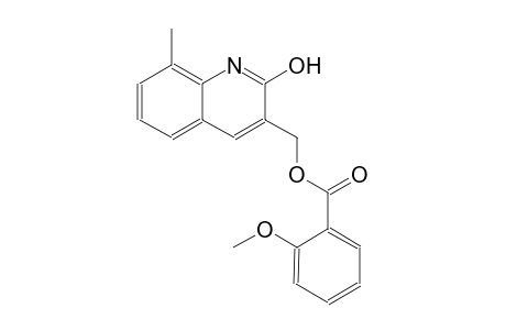 (2-hydroxy-8-methyl-3-quinolinyl)methyl 2-methoxybenzoate