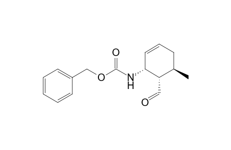 (phenylmethyl) N-[(1R,5R,6S)-6-methanoyl-5-methyl-cyclohex-2-en-1-yl]carbamate