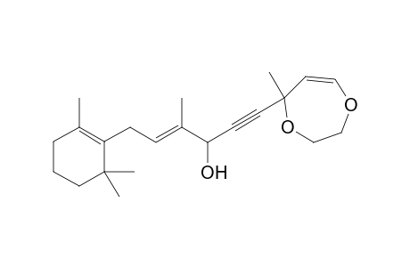 2,3-Dihydro-5-[4E)-3-hydroxy-4-methyl-6-(2,6,6-trimethylcyclohexenyl)-4-hexen-1-ynyl]-5-methyl-1,4-dioxepin isomer