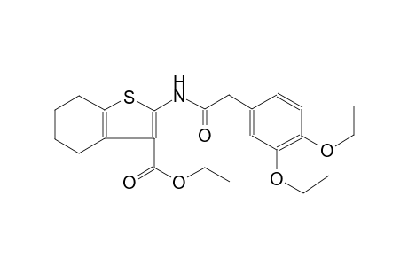 benzo[b]thiophene-3-carboxylic acid, 2-[[(3,4-diethoxyphenyl)acetyl]amino]-4,5,6,7-tetrahydro-, ethyl ester