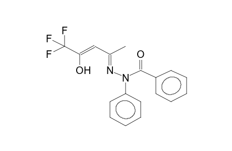 5,5,5-TRIFLUORO-4-HYDROXY-3-PENTEN-2-ONE N-NENZOYL-N-PHENYLHYDRAZONE