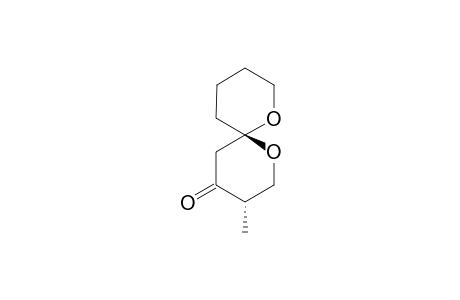 (3S,6R)-3-Methyl-1,7-dioxaspiro[5.5]undecan-4-one
