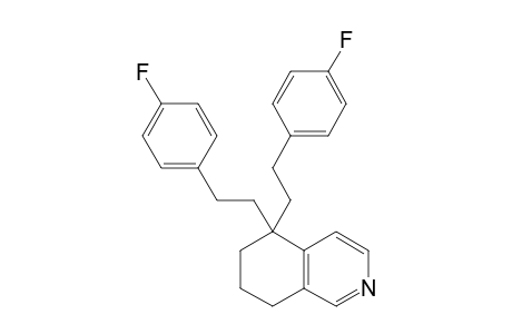 5,5-BIS-(4'-FLUOROPHENETHYL)-5,6,7,8-TETRAHYDRO-ISOQUINOLINE