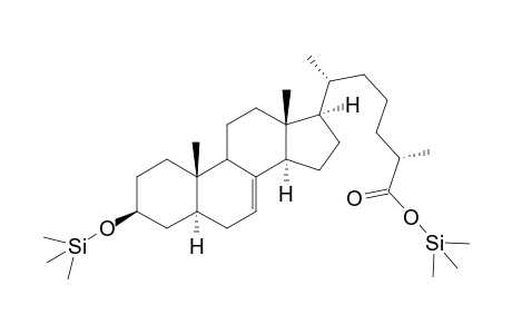 Trimethylsilyl (2S,6R)-6-((3S,5S,10S,13R,14R,17R)-10,13-dimethyl-3-((trimethylsilyl)oxy)-2,3,4,5,6,9,10,11,12,13,14,15,16,17-tetradecahydro-1H-cyclopenta[a]phenanthren-17-yl)-2-methylheptanoate