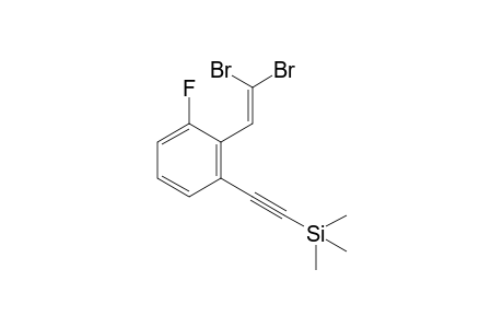 ((2-(2,2-dibromovinyl)-3-fluorophenyl)ethynyl)trimethylsilane