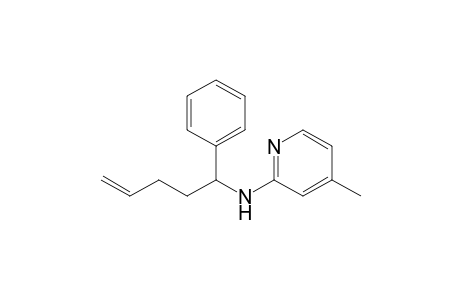 N-(4-Methyl-2-pyridyl)-N-(1-phenyl-4-pentenyl)amine