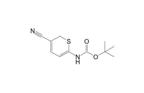 N-(3-cyano-2H-thiopyran-6-yl)carbamic acid tert-butyl ester