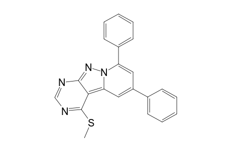 Pyrido[1',2':1,5]pyrazolo[3,4-d]pyrimidine, 4-(methylthio)-6,8-diphenyl-