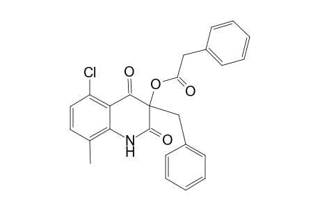 3-Benzyl-5-chloro-8-methyl-3-phenylacetoxyquinoline-24(1H,3H)-dione