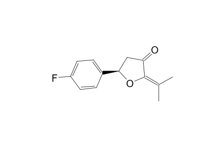 (5R)-2-(1-Methylethylidene)-3-oxo-5-(4-fluorophenyl)tetrahydrofuran