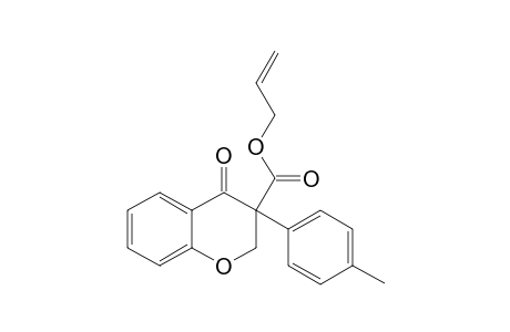 3-Allyloxycarbonyl-3-(4-methylphenyl)chroman-4-one