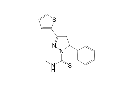 1-N-Methylthiocarbamoyl-3-(2-thienyl)-5-phenyl-2-pyrazoline