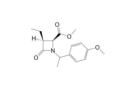 3-Ethyl-1-[1-(4-methoxyphenyl)ethyl]-4-oxoazetidine-2-carboxylic acid methyl ester