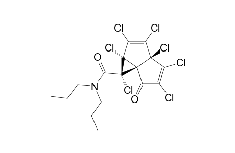 (1-R*,1A-R*,3A-R*,6A-S*)-N,N-DIPROPYL-1,1A,2,3,3A,4,5-HEPTACHLORO-6-OXO-1,1A,3A,6-TETRAHYDROCYCLOPROPA-[C]-PENTALENE-1-CARBOXAMIDE