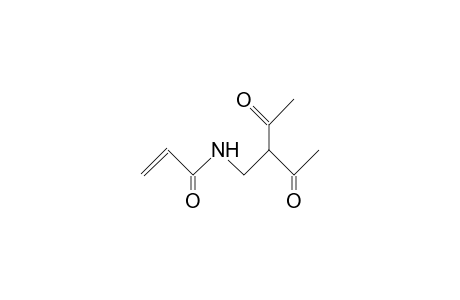 2-Propenamide, N-(2-acetyl-3-oxobutyl)-