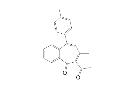 2-Acetyl-3-methyl-5-(p-methylphenyl)-benzocyclohepten-1-one