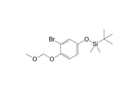 3-Bromo-1-(tert-butyl(dimethylsilyloxy))-4-(methoxymethoxy)benzene