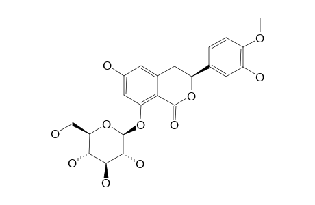 FLORAHYDROSIDE-I;(3S)-THUNBERGINOL-E-8-O-BETA-D-GLUCOPYRANOSIDE